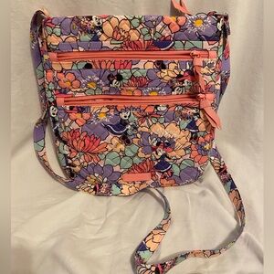 Disney Minnie Mouse Garden Party Triple Zip Hipster Bag by Vera Bradley - NWOT